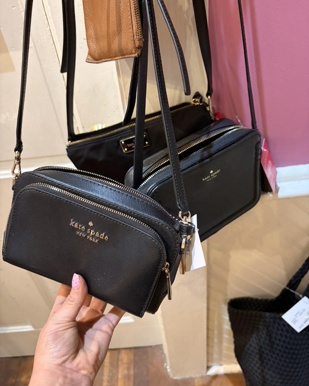 Designer handbags and accessories
