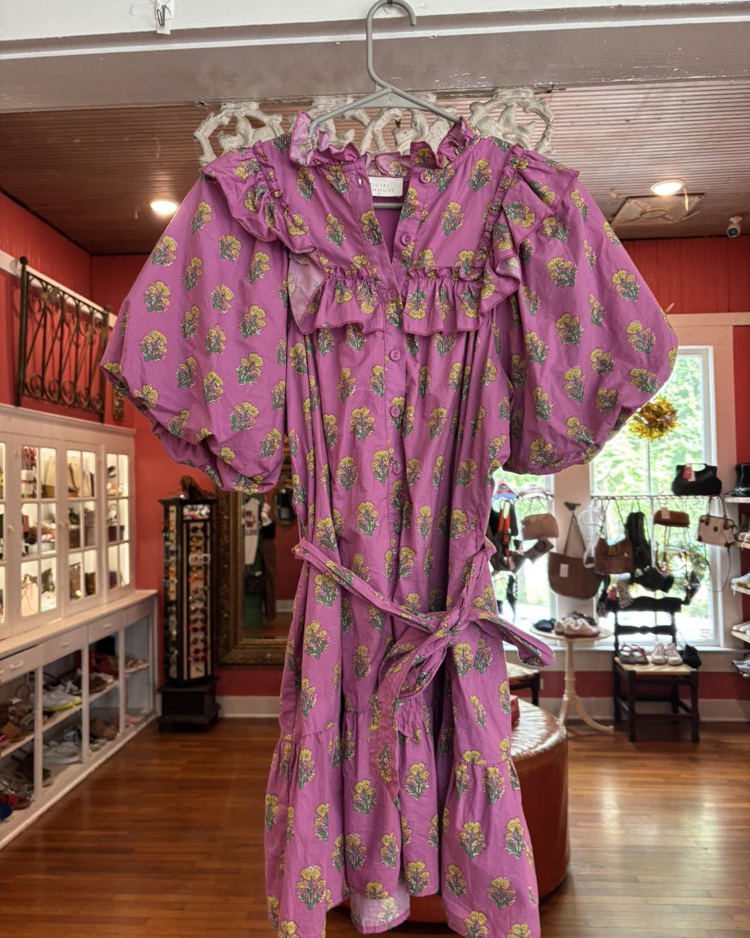Pink floral Social House dress